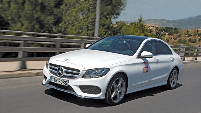 H Mercedes C 180 με το αυτόματο κιβώτιο 7G-TRONIC κοστίζει 34.570 ευρώ (με απόσυρση).